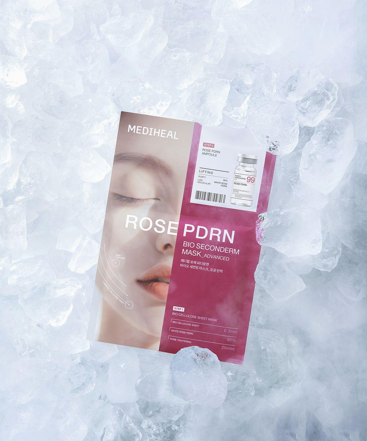 Rosé PDRN Bio Seconderm Mask 10 Sheets [Pore Elasticity]