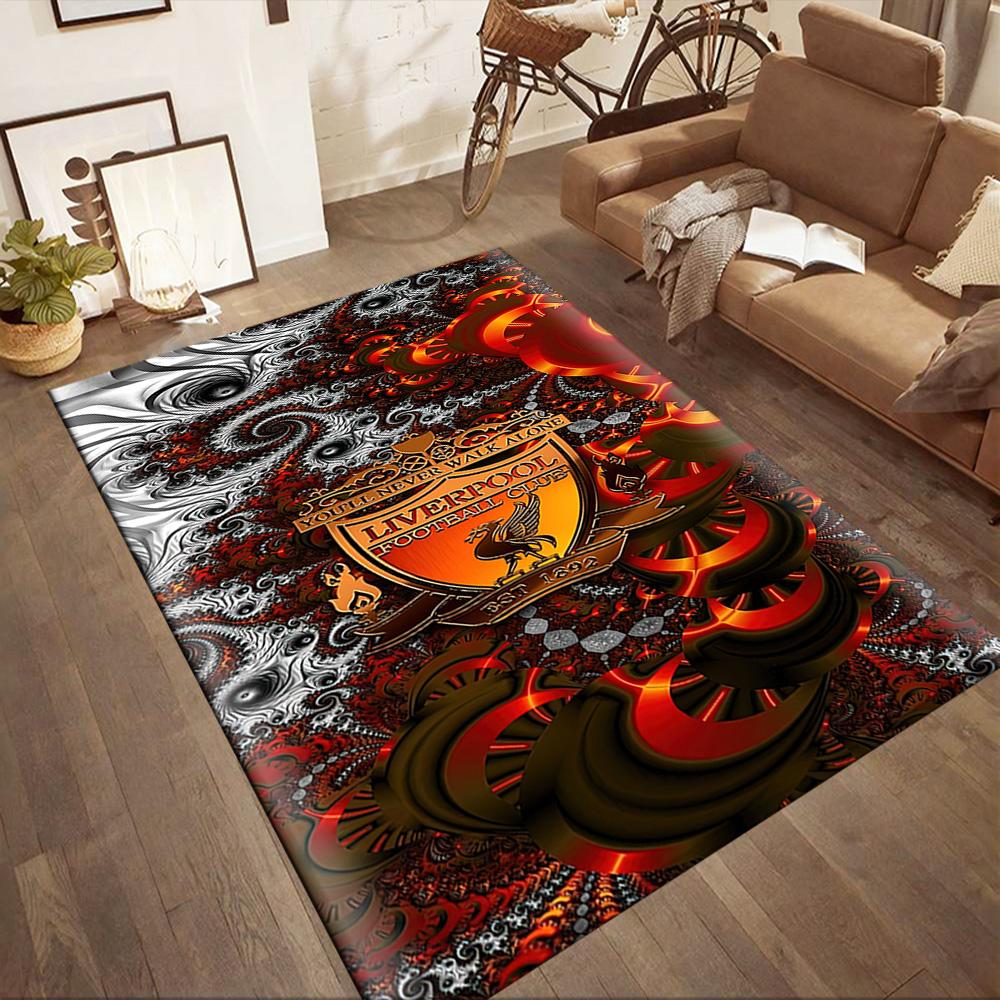 Liverpool Football Club Carpet Design For Balcony Entryway Dining Room Living Rooms Antislip Rug Decorate Offices