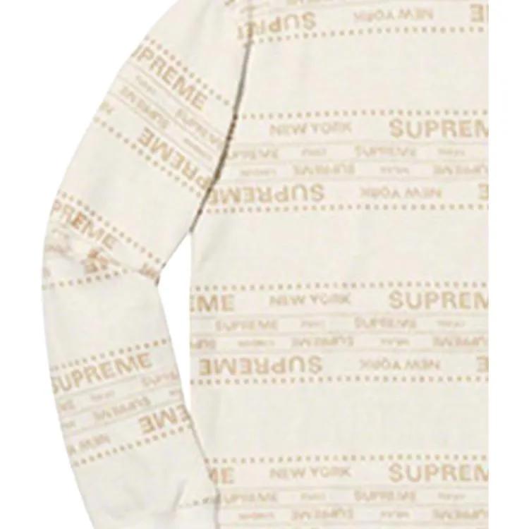Supreme Metallic Jacquard Crewneck (Unisex) Sweatshirts SUP SS19 643