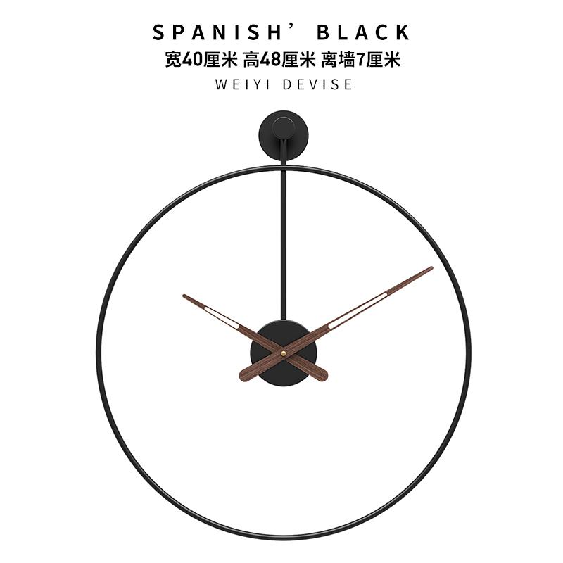 

Light Luxury Clock Wall Aesthetic Design Living Room High Quality Modern Clock Wall Simple Fashion Art Reloj De Pared Decor