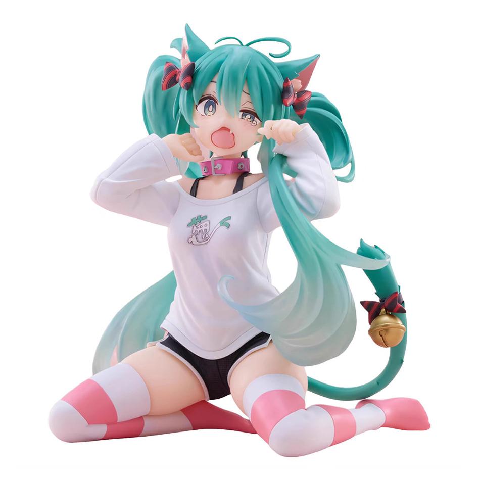 Anime Hatsune Miku Doll Model Cartoon Cute Tabletop Decoration Suitable For Car Dashboard Decoration Cute Model Toy Holiday Gift