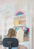 Gymnastic Ladder Shelf White