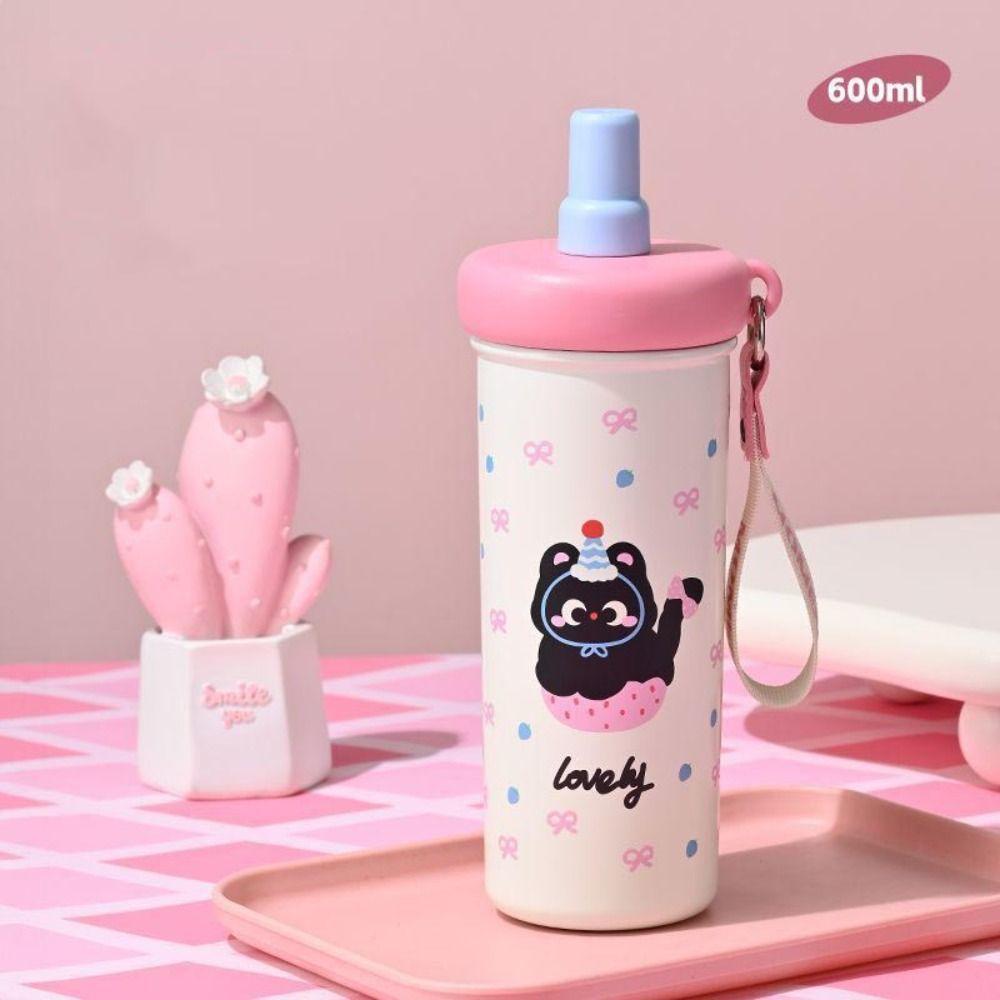 

316 Stainless Steel Insulated Cup With Lifting Rope Tumbler Durable Water Mug for Student G