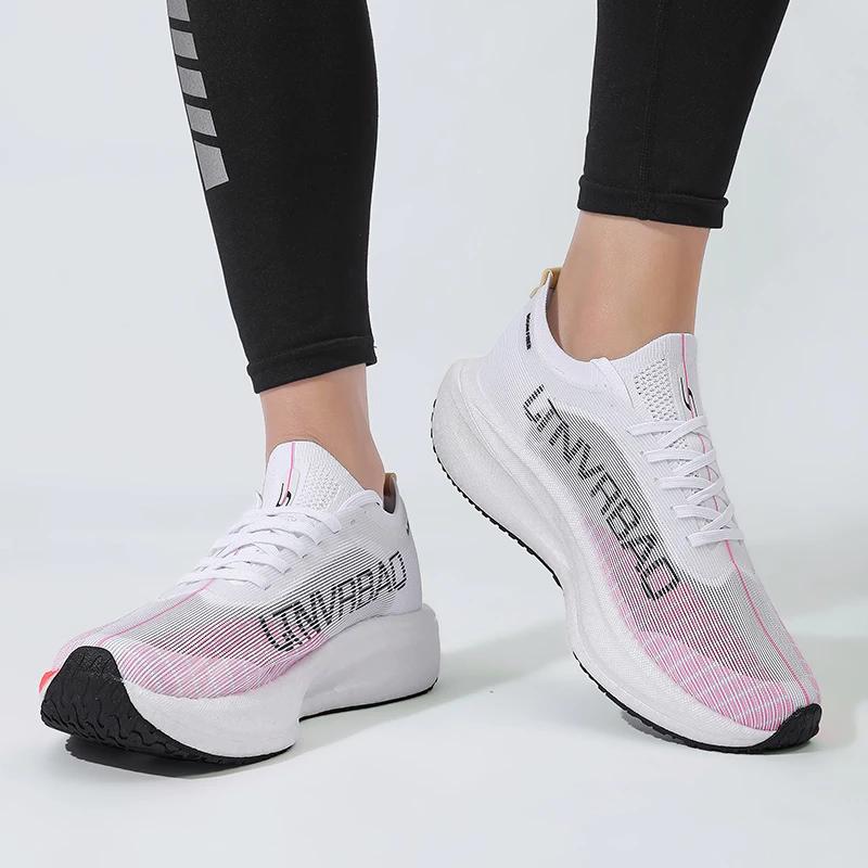 Feidian 5E Laufschuhe 2025 Trainingslaufschuhe Hochwertig Ultraleicht Stoßdämpfung Rebound Carbonfaserplatte Wettkampfschuhe