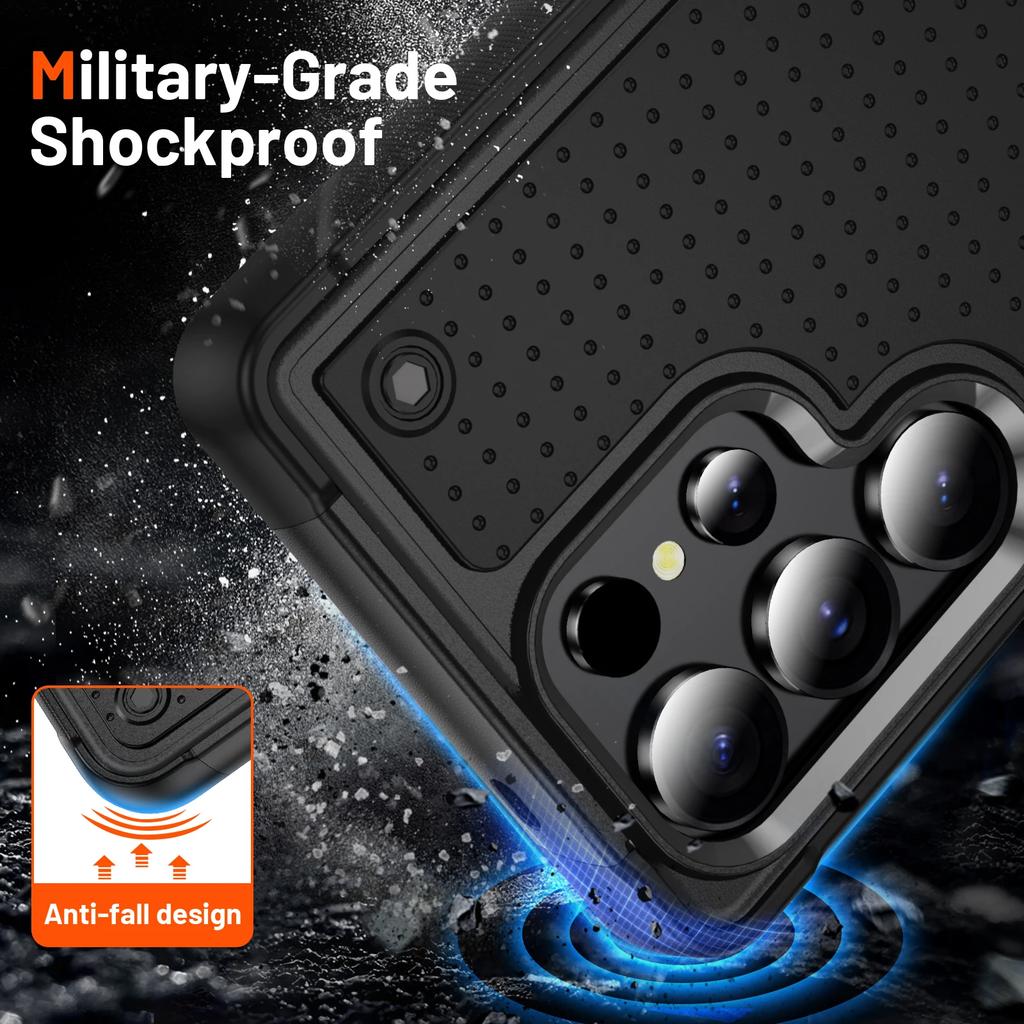 Hard Anti-Scratch Armor Case for Samsung Galaxy S25 Ultra S24 Plus S23 FE S22 S21 A15 A14 A54 A13 A33 A53 A73 A52 A12 A32