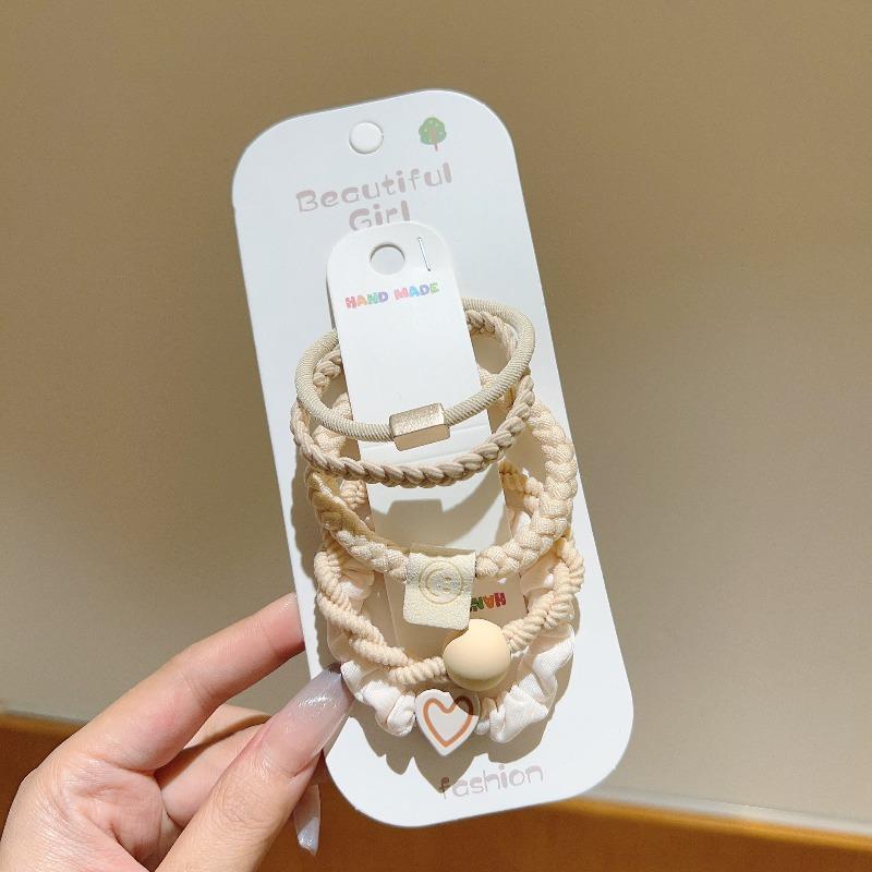 High-end Feel  Elastic and Durable  Thick Hair Tie Versatile Ponytail Hair Band  Hair Tie Women's Hair Tie  Leather Band  Leather Cover  Headwear