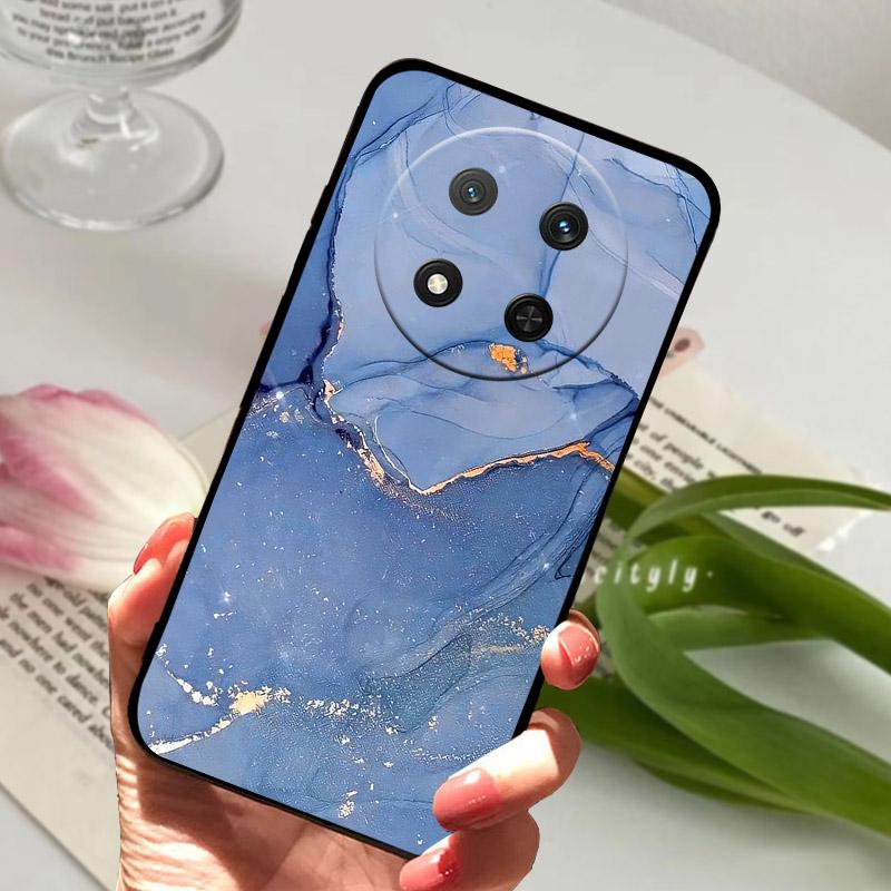 For Honor Magic7 Lite Case BRP-NX1 Luxury Painted Cover Soft TPU Silicone Cases For Honor X9C Magic7Lite X60 Pro X60Pro Fundas