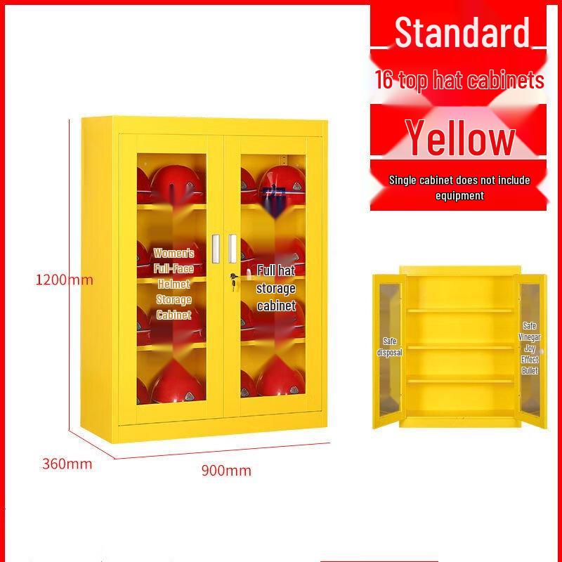 WEZHO Workshop Helmet and Hat Storage Cabinet with Lock
