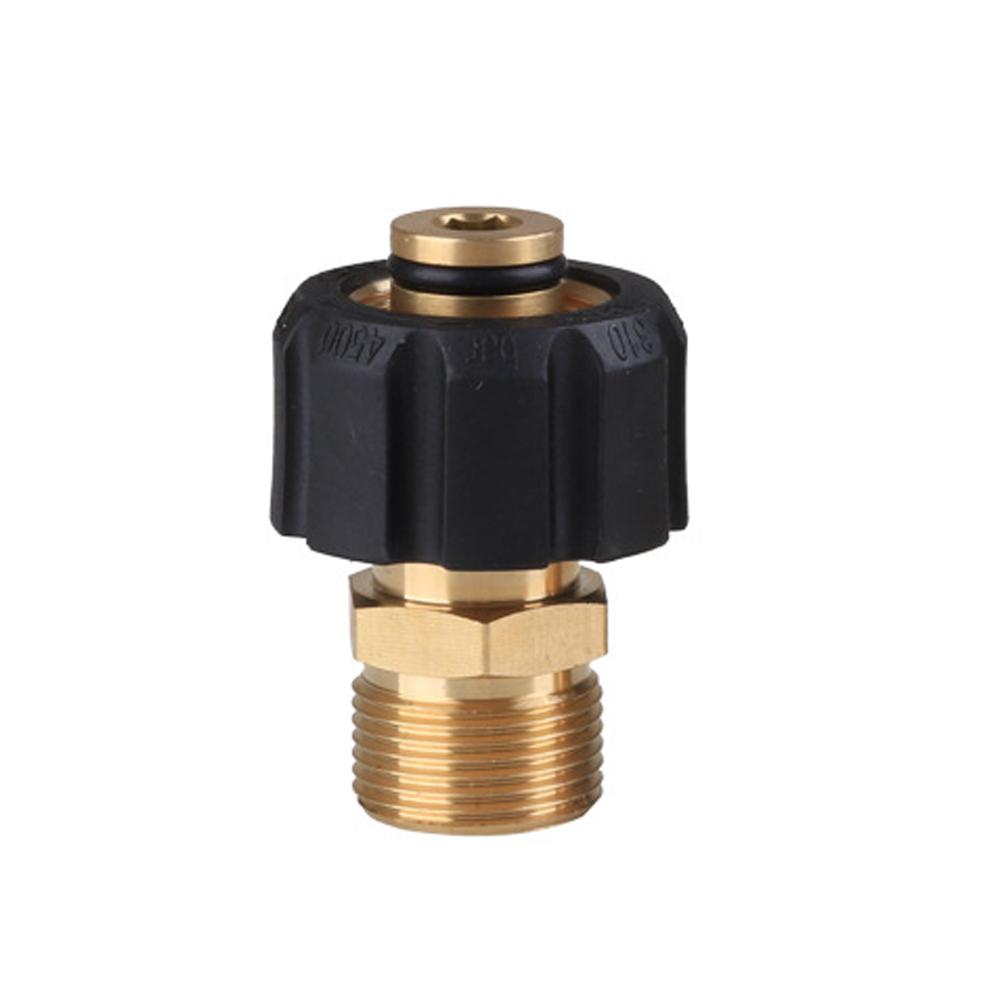 

Быстроразъемные фитинги для мойки высокого давления M22 14 мм на 3/8 дюйма и 1/4 дюйма, шланг и адаптер пистолета для мойки высокого давления, макс. 5000 фунтов на кв. дюйм