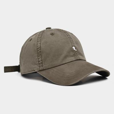 Embroidered Soft Top Baseball Cap Women's Face Showing Small Summer Sun Hat Men's Four Season Deep Top Baseball Cap