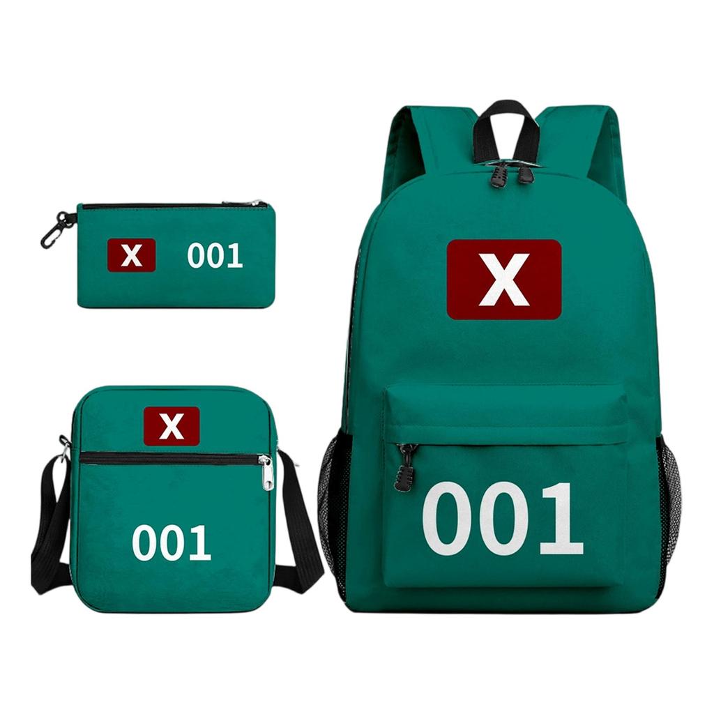 Cartoon Printing Casual Shoulder Bag Junior High School Students Large Capacity Backpacks