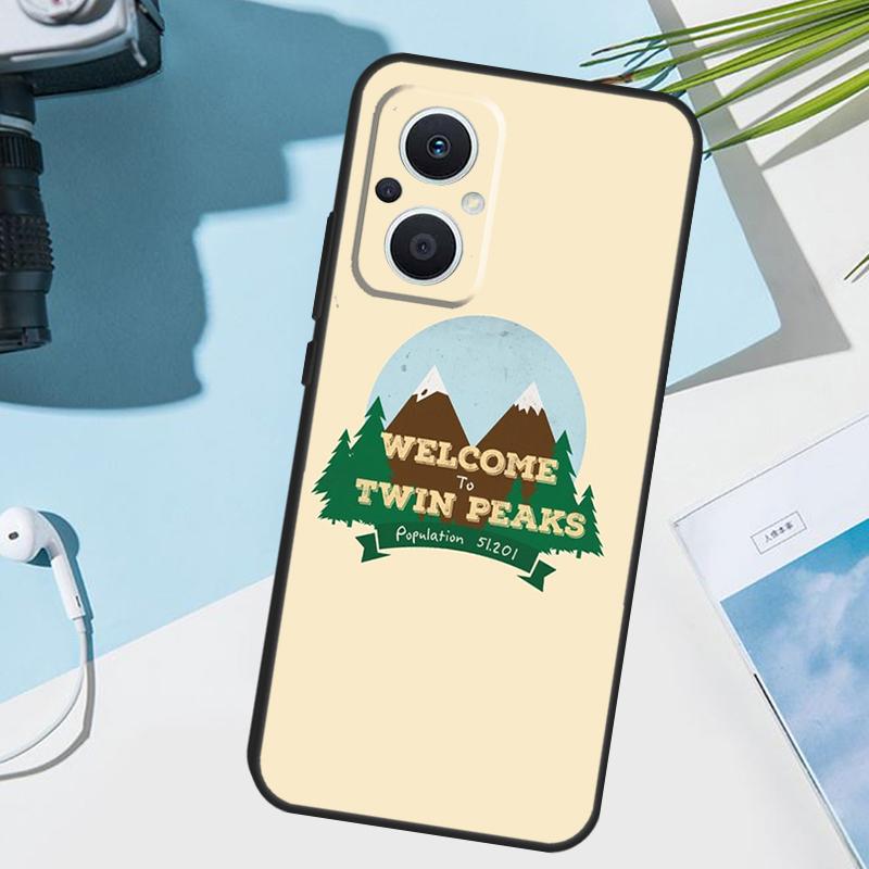 Welcome To Twin Peaks Cover For OPPO Reno 12 F 13F 14F 11F 10 11 13 14 Pro 7 8 Lite OPPO Find X9 X5 X6 X8 Pro Case