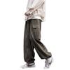 Overalls Men's Autumn New High Street Ins Trendy Brand Multi-pocket Loose Straight-leg Pants Neutral Wind Drawstring Casual Pants