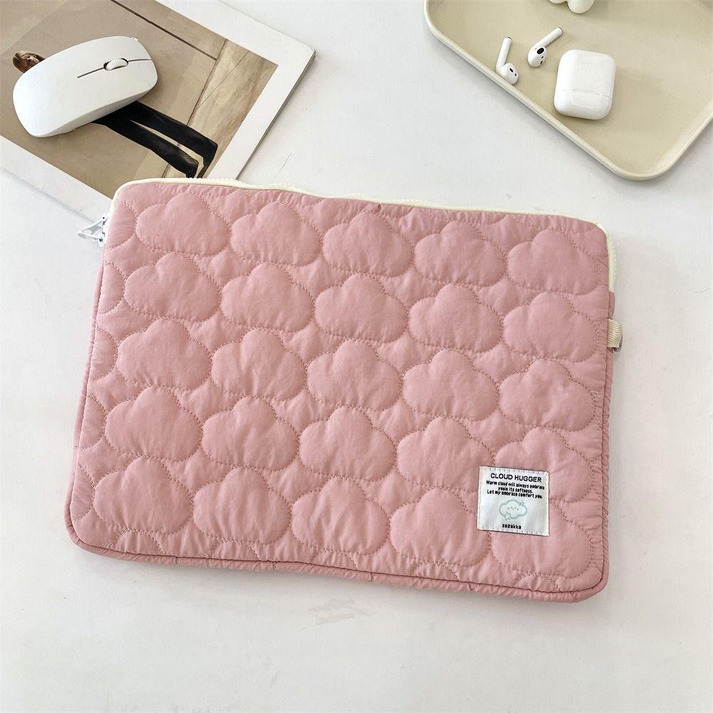 Korean Style Laptop Sleeve Padded Tablet Protective Case Soft Laptop Bag Notebook Storage