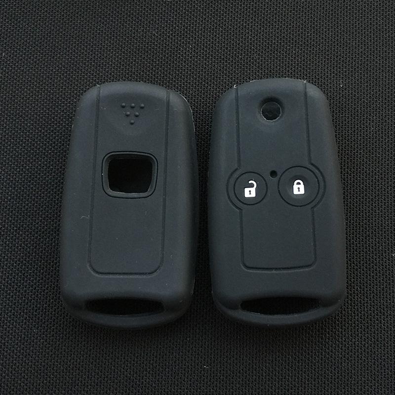 Silikon Fernbedienung Auto Schlüsselanhänger Hülle Abdeckung Schutz für Honda Accord Civic IX CRV Odyssey FIT CITY 2 Tasten Klappschlüssel