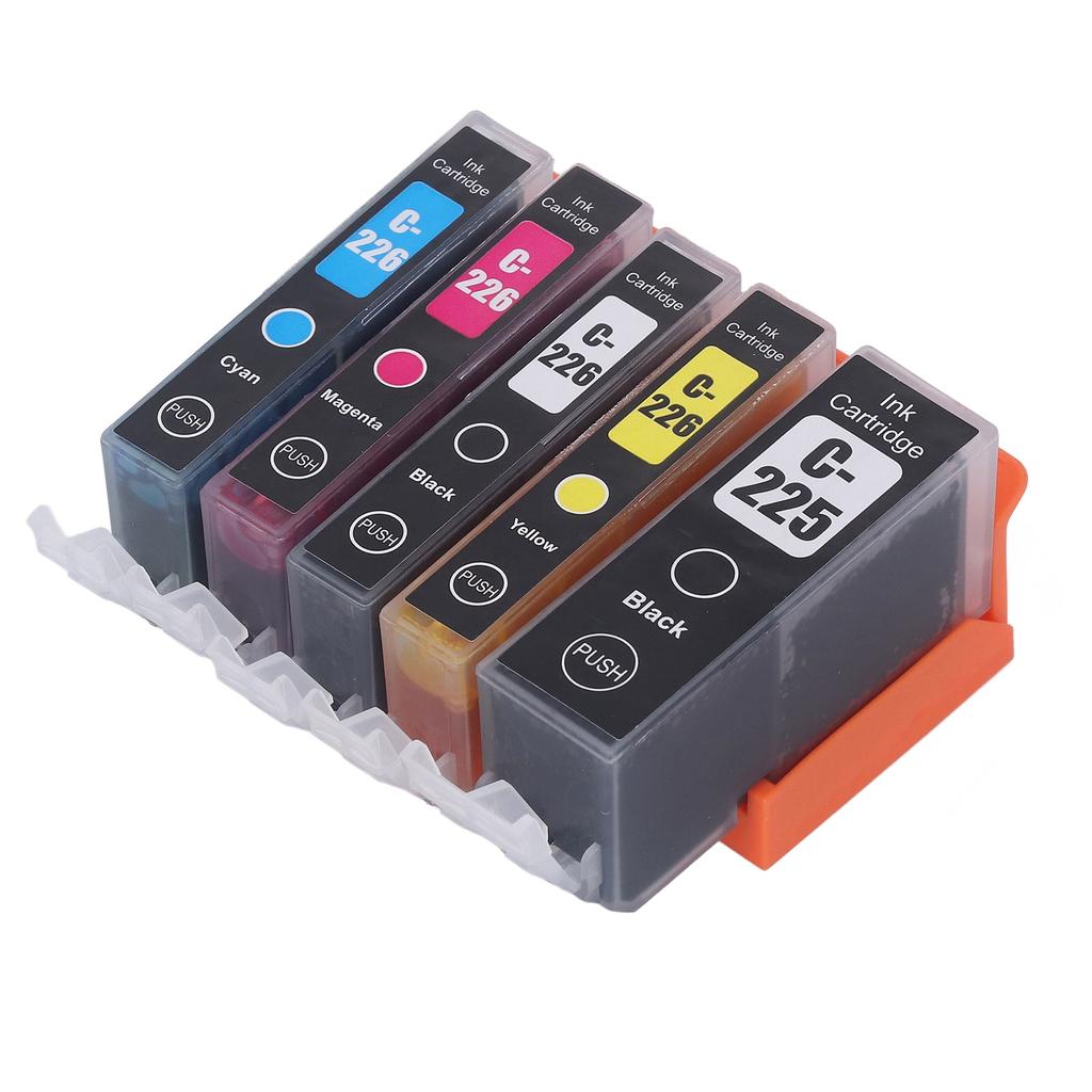 Ink Cartridge Colorful Smooth Output ABS Housing Replacement for PIXMA IX6520 IP4820 IP4920 5 Colors BK BK C M Y
