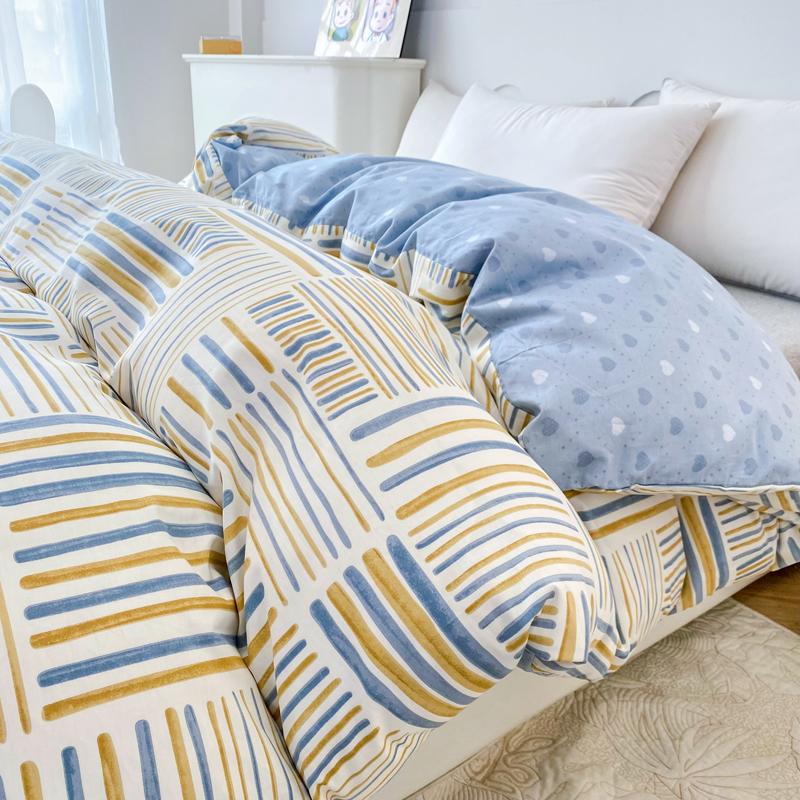 Cotton Printed Duvet Cover, Multi-color Duvet Cover, Soft Oversized Duvet Cover, Double Comfortable Single Duvet Cover