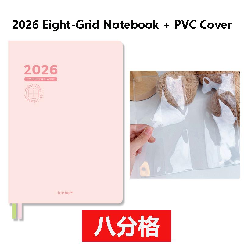 2026 Timeline Planner Notebook for Girls A5 PU Leather Minimalist Goal Tracker Weekly Plan Productivity Journal Writing