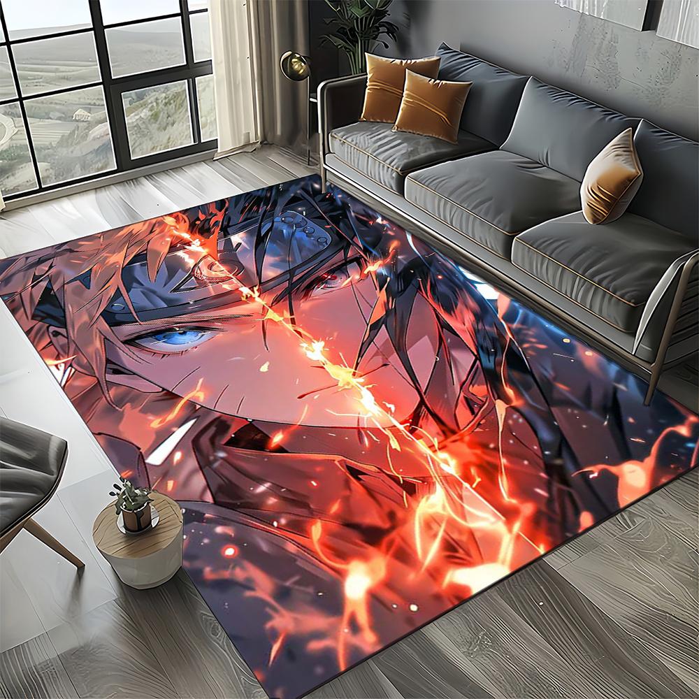 Cartoon 3D I-Itachi Japan Anime Carpet Rug for Living Room Bedroom Home Sofa Decoration,Kid Play Area Rug Non-slip Floor Mat