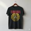Soundgarden Badmotorfinger Spiral Logo Black Grunge Rock T-Shirt - T076