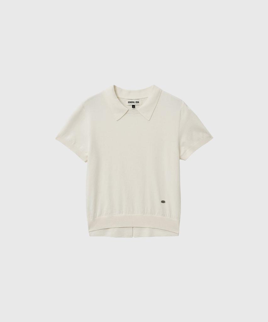 GENERALIDEA Layered Essential Half Pullover [Ivory] / Wbe2L05533