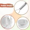 Deep Fryer Basket Stainless Steel Frying Basket With Anti Slip Handle Cooking Tool For Home Kitchen Restaurant Barbecue Bbq