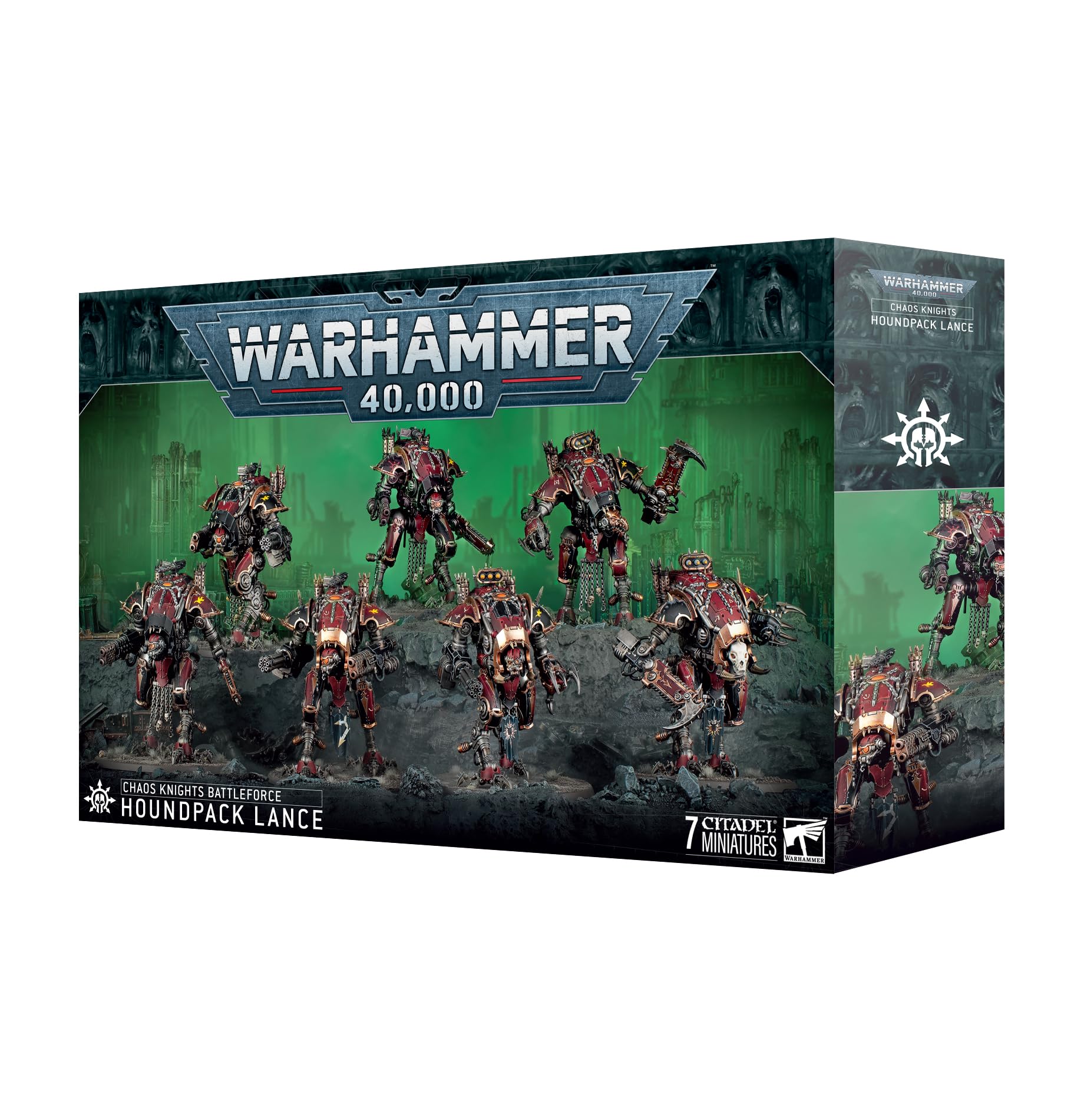 

Games Workshop - Warhammer 40,000 - Chaos Knights: Hound Pack Lance (War Dog Battalion)