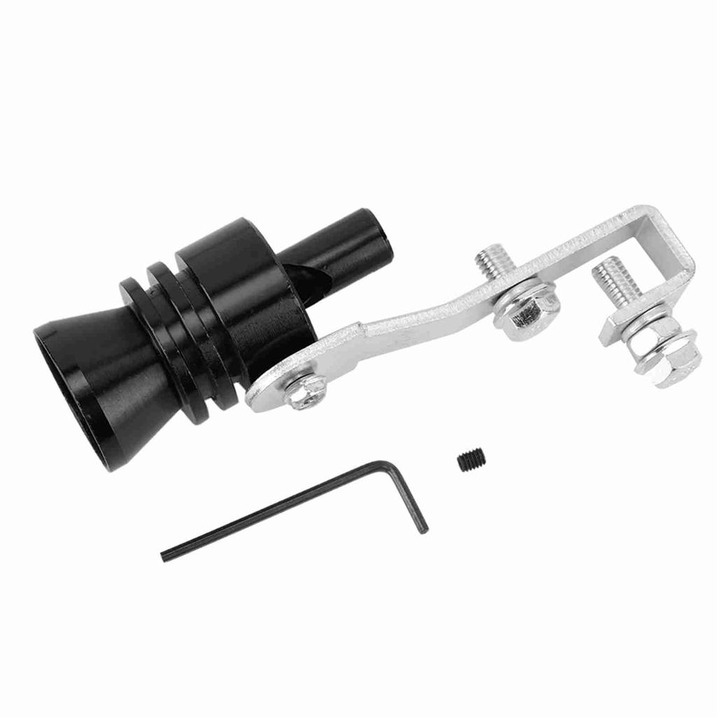 Black Turbo Sound Whistle Muffler Exhaust Pipe Simulator Whistle Fit For Honda Accord Acura