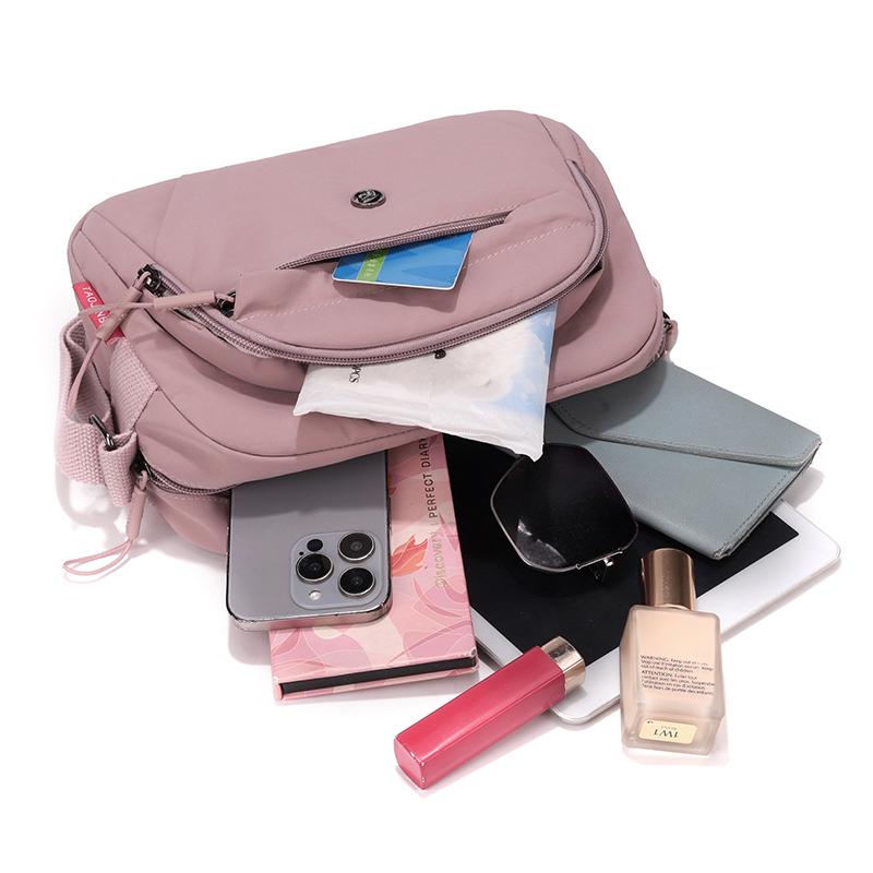 Large Capacity Multi-Pocket Shoulder Bag Women's Crossbody Bag Lightweight Commuter Mother Bag