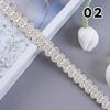 12m Braid Trim 1.5cm Width Decorative Woven Braid Trim Curtain Lace Clothing Neckline Cuff DIY Sewing Decoration Accessories