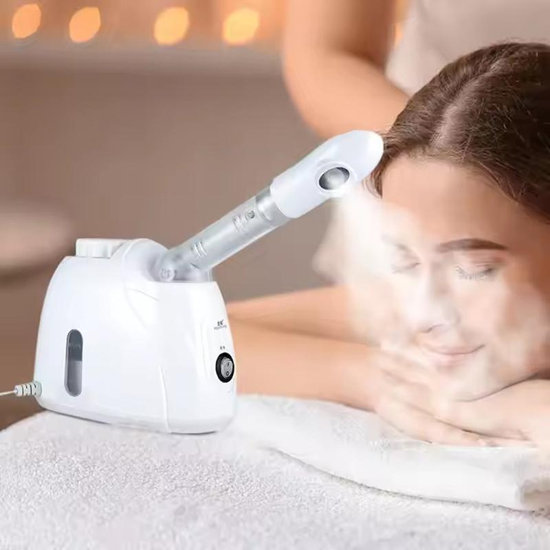 Hot Mist Humidifier Face Facial Steamer Deep Hydrating Cleansing Vaporizer Sprayer Moisturizing Salon Home Spa Skin Care Tool