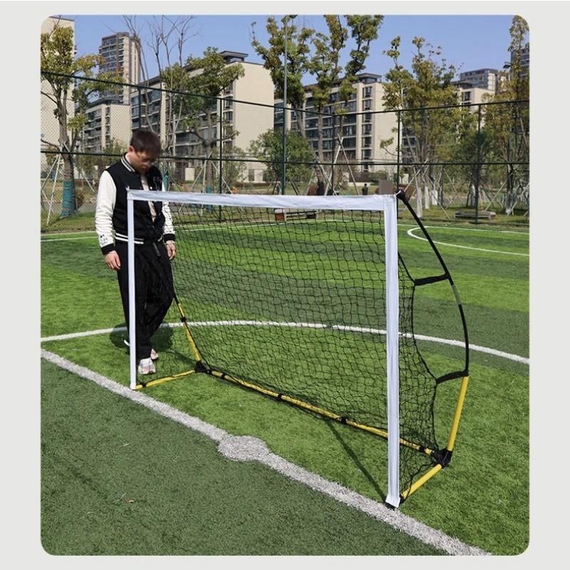 Outdoor Portable Three-a-side Futsal Children Youth Training Soccer Goal Quick Assembly Football Gate