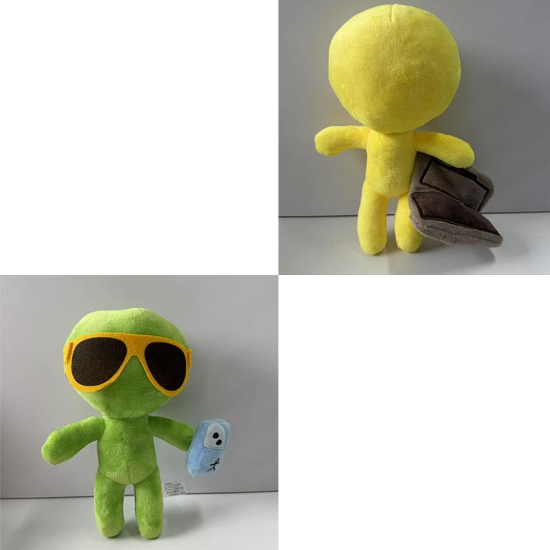 Cute Alan Becker Stick Youtoz Plush Toy Soft Stuffed Stickman Doll Cartoon Animation Character Collectible Gift Birthday Present