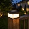 Bright LED Solar Fence Lights Waterproof Fence Deck Lamp Porch Lights Solar Garden Lamp Pathway