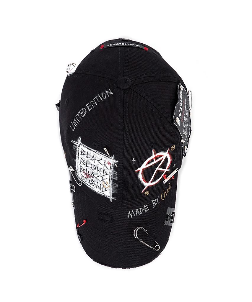 BLACKBLOND Vividi Cyclops Custom Plate Logo Cap (Black)