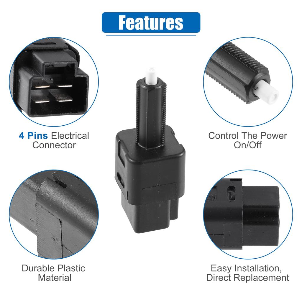 uxcell 25320-AX00C Stop Lamp Switch Compatible with Nis San Altima 2007-2010 Stoplight Switch Assembly Replacement