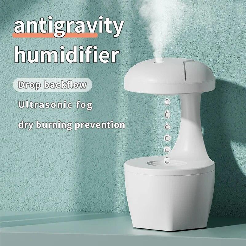 Anti-gravity Air Humidifier Mute Counter Current Humidifier Levitating Water Drops Cool Mist Maker Fogger Relieve Fatigue