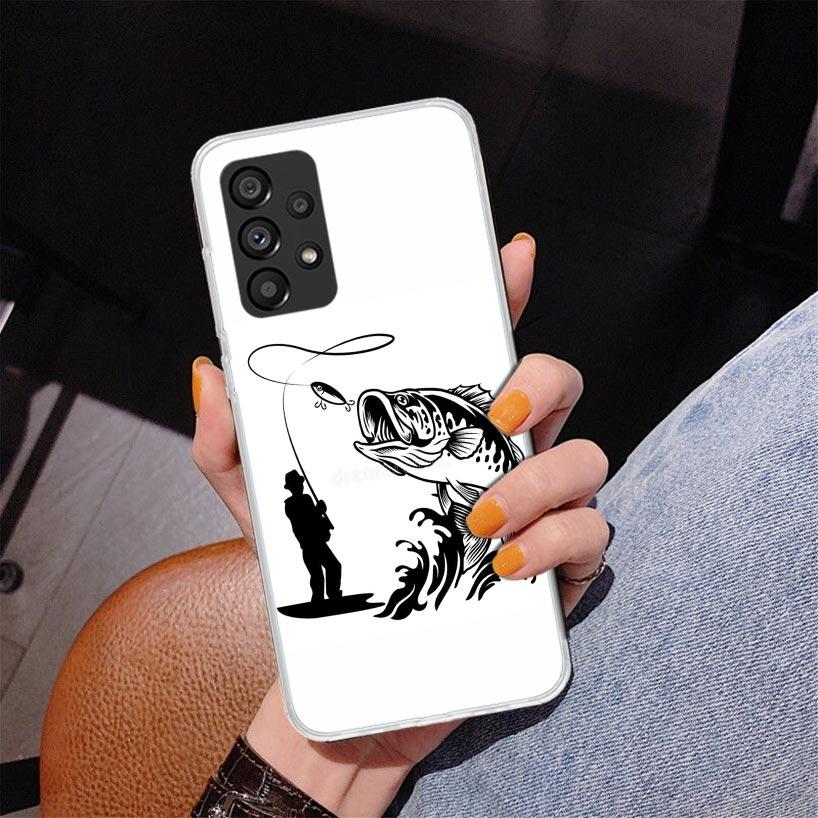 Hunting Fishing Man Phone Case For Samsung Galaxy A17 A16 A15 A14 A13 A57 A56 A55 A54 A53 A37 A36 A35 A34 A33 A26 A25 A24 A23 Ga