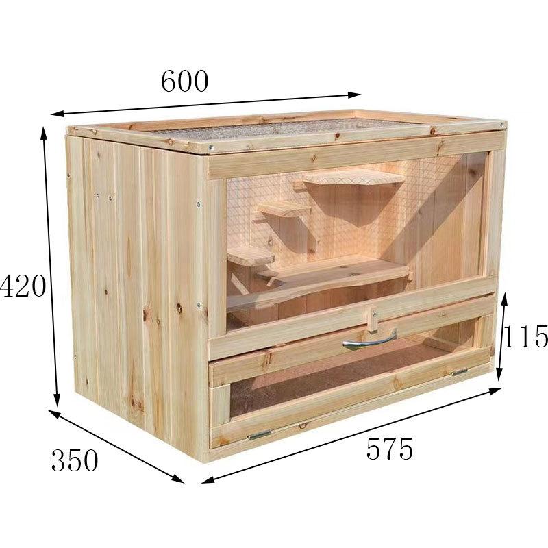 

Деревянная коробка для хомяков, прозрачная коробка для разведения хомяков, деревянная коробка для разведения хомяков