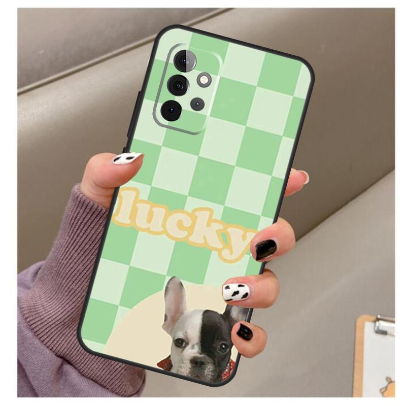 French Bulldog Case For Samsung Galaxy A56 A16 A26 A36 A06 A52 A53 A33 A13 A34 A54 A14 A15 A35 A55 A22 A32