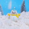 Micro Ornements Scène de Neige de Noël Nouveau Bonhomme de Neige de Noël Mignons Artisanats en Résine Décoration de Maison Petits Ornements Ornements de Bureau