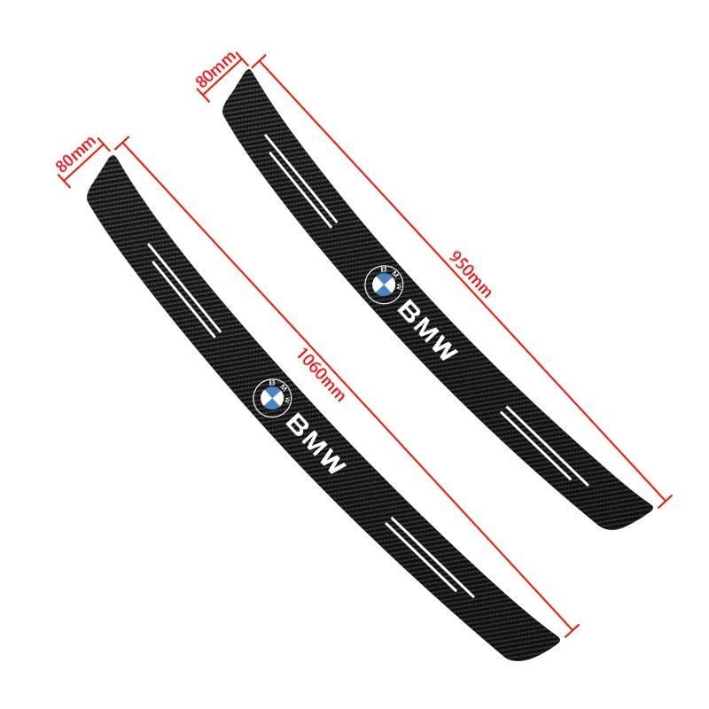 Carbon Fiber Car Rear Trunk Bumper Guard Stickers For BMW Performance E39 E90 E36 E46 G22 F25 F20 F15 F40 F36 G30 G20 G05