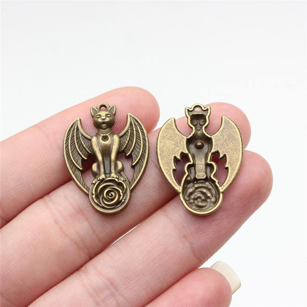 Charms Spider Halloween Bat Pendants Kids' Jewelry Materials QC119