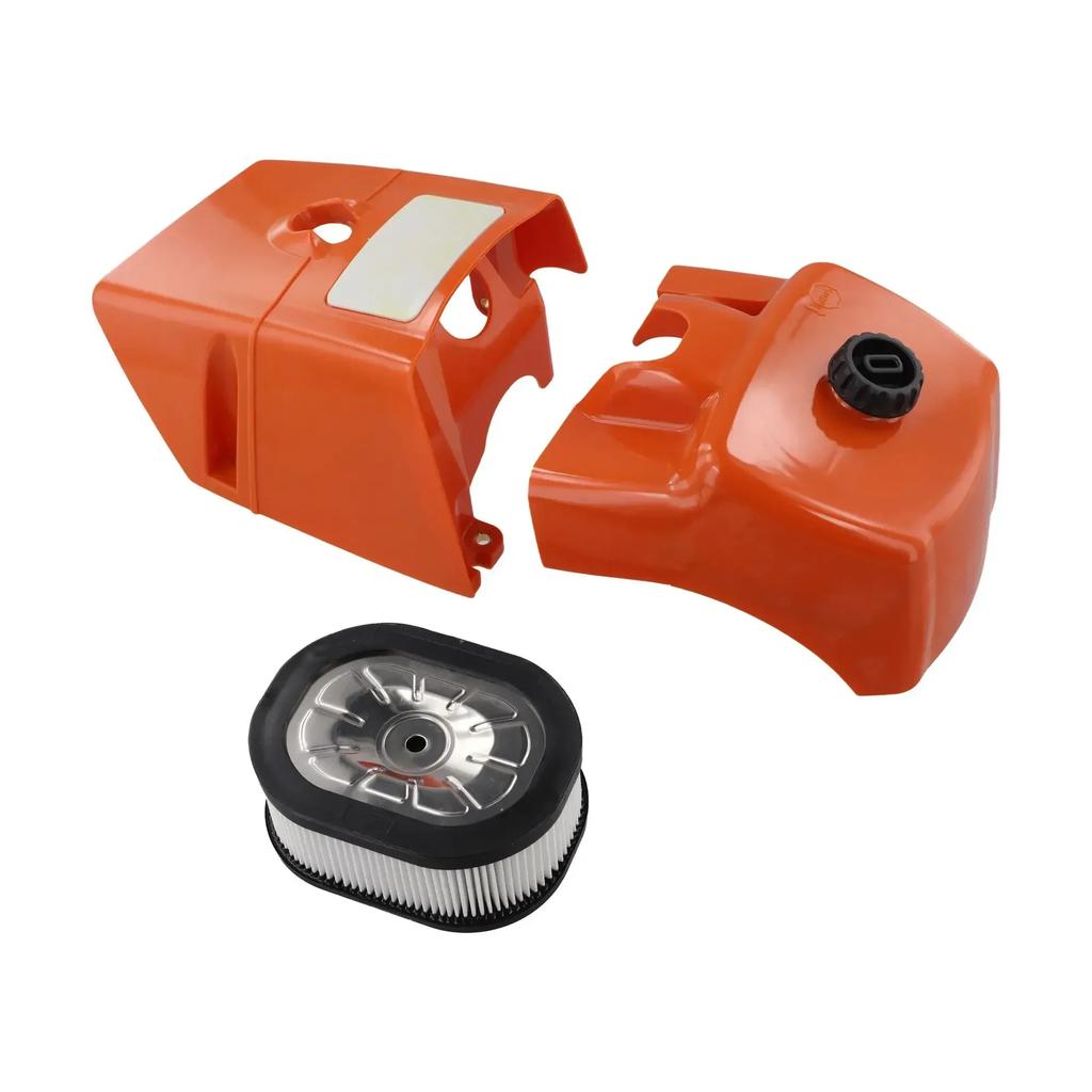 Replacement Kit Air Filter Set For Outdoor Cutting Tasks Complete Installation Kit Engine Efficiency Boost Air Filter Cover Set