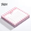 Decorative Memo Pads for Gifts Bow Pads, Cute Strong Adhesive Page Markers, Colorful Gel Pen Compatible Notes Self-Stick Students Office, Reminder