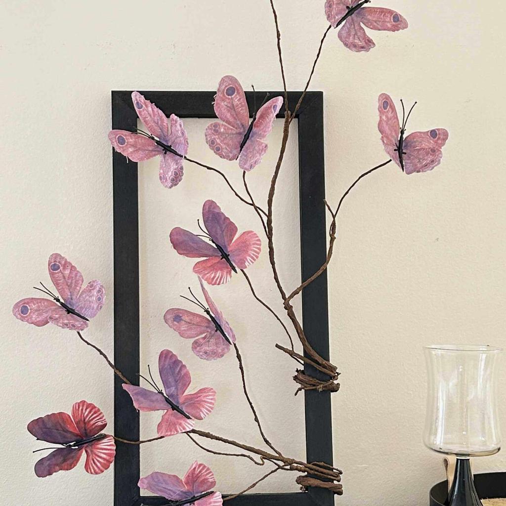 Chinese Style Butterfly Simulated Flower Ornament for Living Room, Table, or Cafe Décor