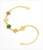 Hetian Jade Peach Heart Bracelet: S925 Silver Inlaid, Multi-Treasure Design - Elegant Women's Fashion Gift