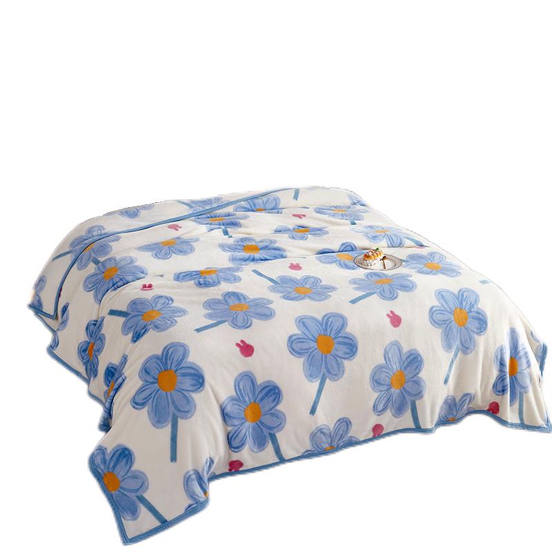 

Begeman Floral Sherpa Fleece Blanket