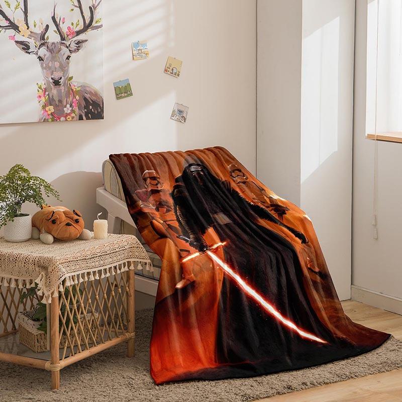 Column Double-Sided Flannel 3D Digital Printed Blanket Blanket