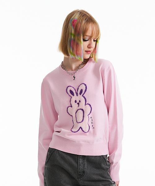 Kirsh Witty Bunny Point Knit [Pink] 1